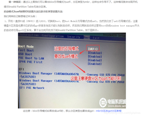 系统重装后出现invalid partition table