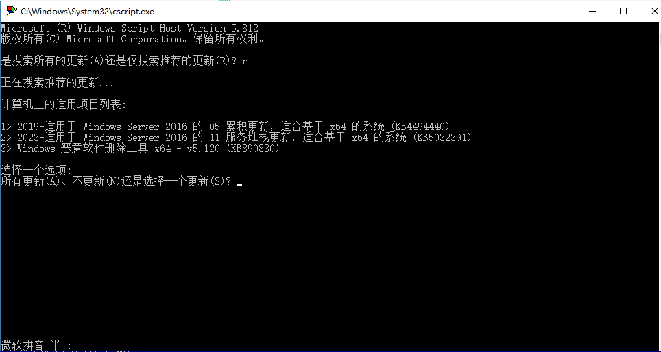 Windows Server服务器找到不到Windows自动更新？